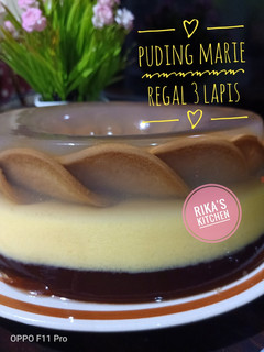 Foto resep Puding Marie Regal 3 Lapis