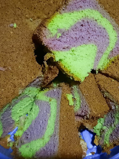 Foto resep Chiffon Murble (Pandan dan Taro)