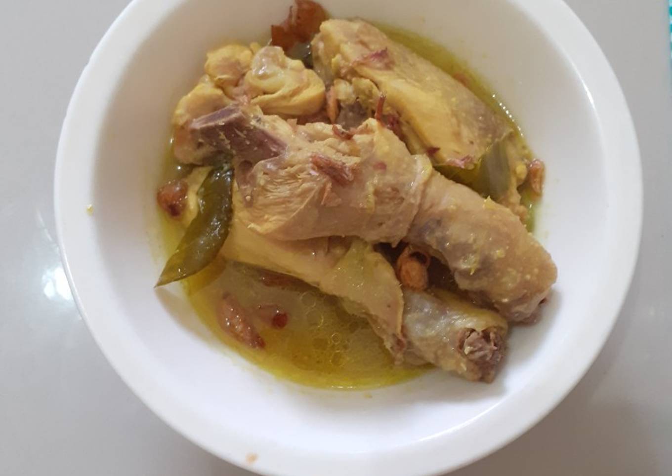 Opor ayam tanpa santan