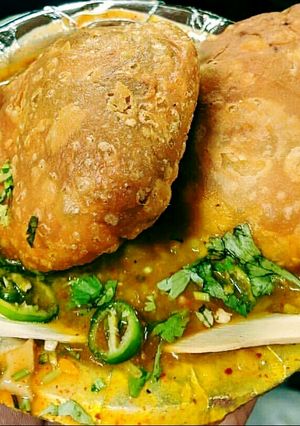 A picture of Moong ki kachori.