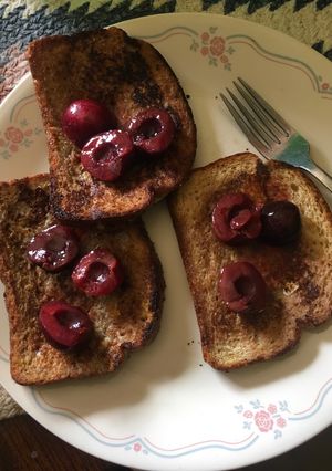 A picture of Cherry toast.