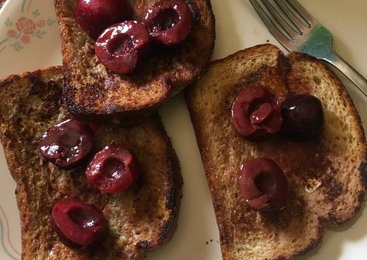Step-by-Step Guide to Prepare Favorite Cherry toast