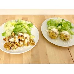 A picture of Dough balls with cheese (Vegetarian).