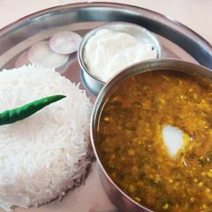 A picture of Spinach Dal.