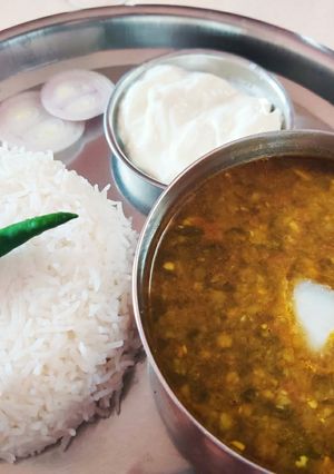 A picture of Spinach Dal.