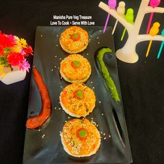 A picture of Crispy Bread Mix Veg Gold Coins - Indian Taste Continental Starter Bites - Shallow Fry Tawa Recipe.