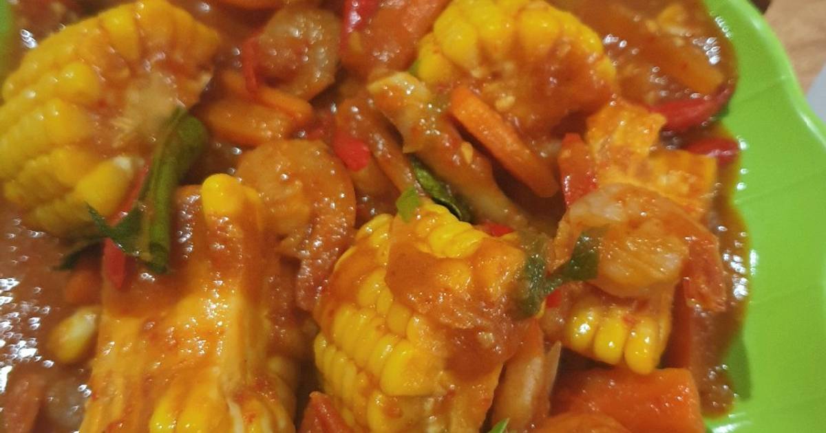 Resep Udang Saus Padang Ala Resto Oleh Melly Rishelia - Cookpad