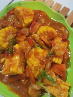 Foto resep Udang saus padang ala resto