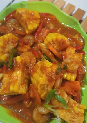 Foto resep Udang saus padang ala resto