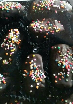 Foto resep Coklat Kurma isi (cokusi) coklat/keju/mede