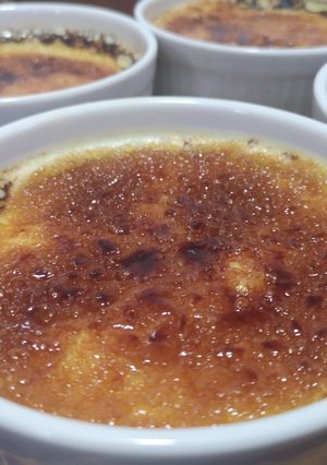 Una foto de Crème brûlée
