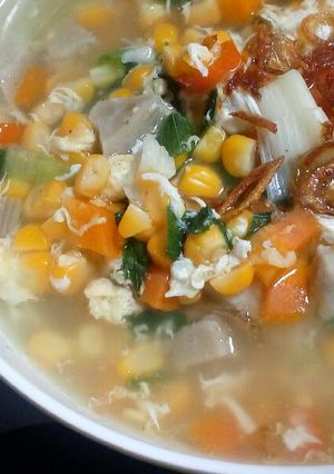 Foto resep Sup jagung manis super simpel