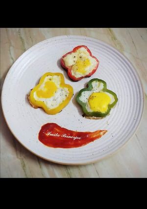 ক্যাপ্সিকাম ওমলেট (Capsicum omelette recipe in Bengali) রেসিপির প্রধান ছবি