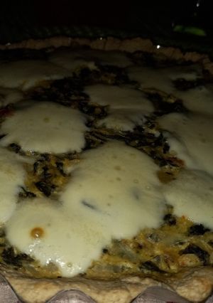 Una foto de Tarta de choclo y acelga