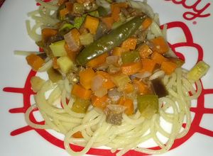 Una foto de Ratatouille sin horno