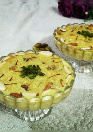 A picture of Custard Sheer Khurma.