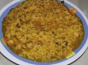 Una foto de morcilla de arroz
