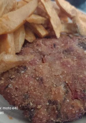 Una foto de Milanesas veganas de shiitake 🌱