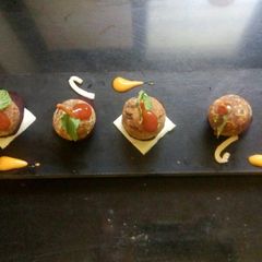 A picture of Poha cheese bombs.
