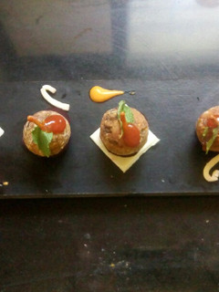 A picture of Poha cheese bombs.