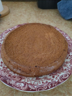 Una foto de Bizcocho de chocolate fit bajo en calorías y alto en proteína