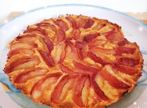Une photo de Tarte aux nectarines #juillet