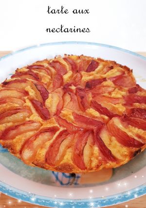Une photo de Tarte aux nectarines #juillet