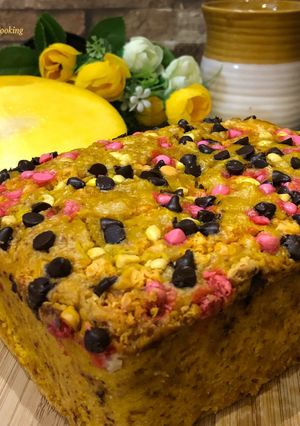 A picture of Eggless Mango Cake – Summer Delight.