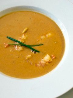 Una foto de Crema de marisco (Bisqué)