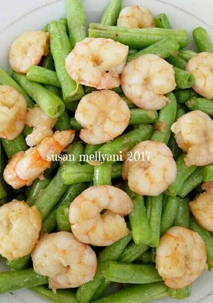 Foto resep Tumis buncis udang🍤