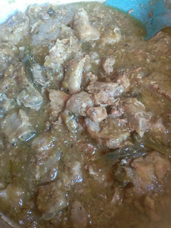 Una foto de Carne de puerco en salsa verde