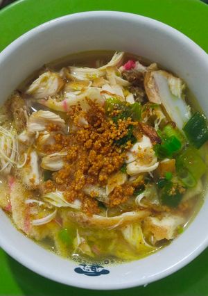 Foto resep Soto Ayam dengan Bumbu Kacang