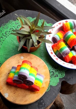 Foto resep Mini Rainbow Cake