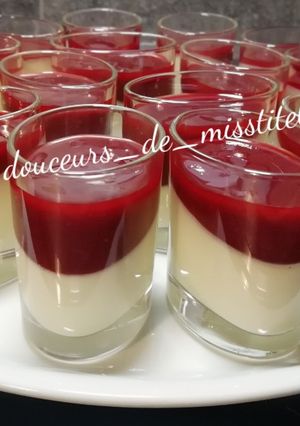 Une photo de Panacota framboises