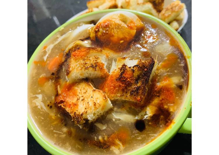 Recipe of Ultimate Hot n sout soup