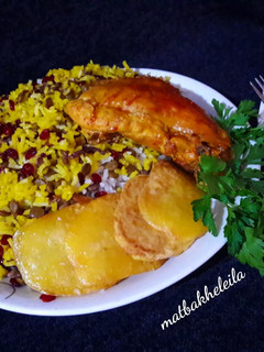 عکسی از دستور دُشَمَه پلو