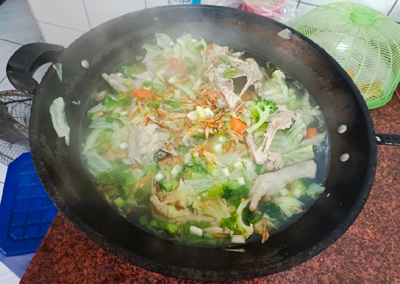 Sup sayur ayam