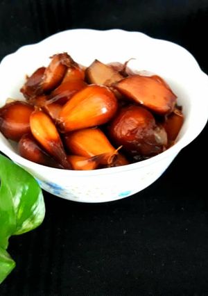 عکسی از دستور سیر ترشی با شیره انگور