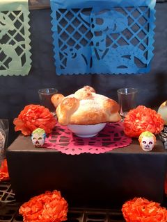 Una foto de Pan de muerto