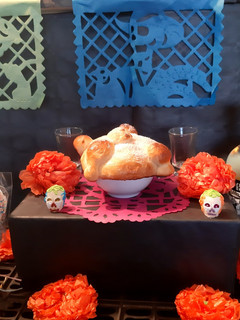 Una foto de Pan de muerto