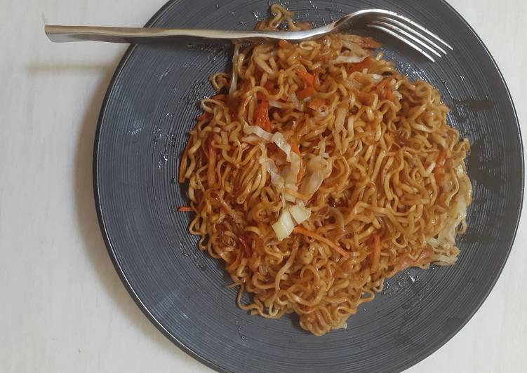 {Cara Memasak Resep mie goreng sederhana yang Gurih