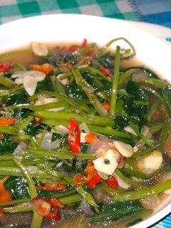 Foto resep Tumis kangkung simple