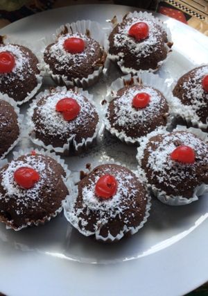 Una foto de Muffins de chocolate