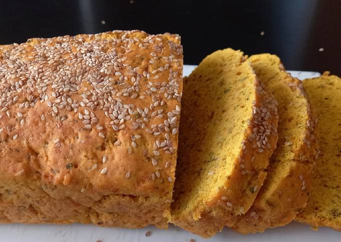 Pan sin gluten con harina de garbanzos y arroz Receta de Stephie- Cookpad