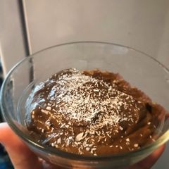 Avocado chocolate mousse A picture of Avocado chocolate mousse.