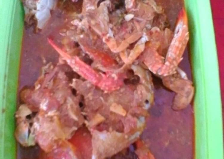 Langkah Mudah untuk Membuat Rajungan asam manis khas Kepulauan Riau Anti Gagal