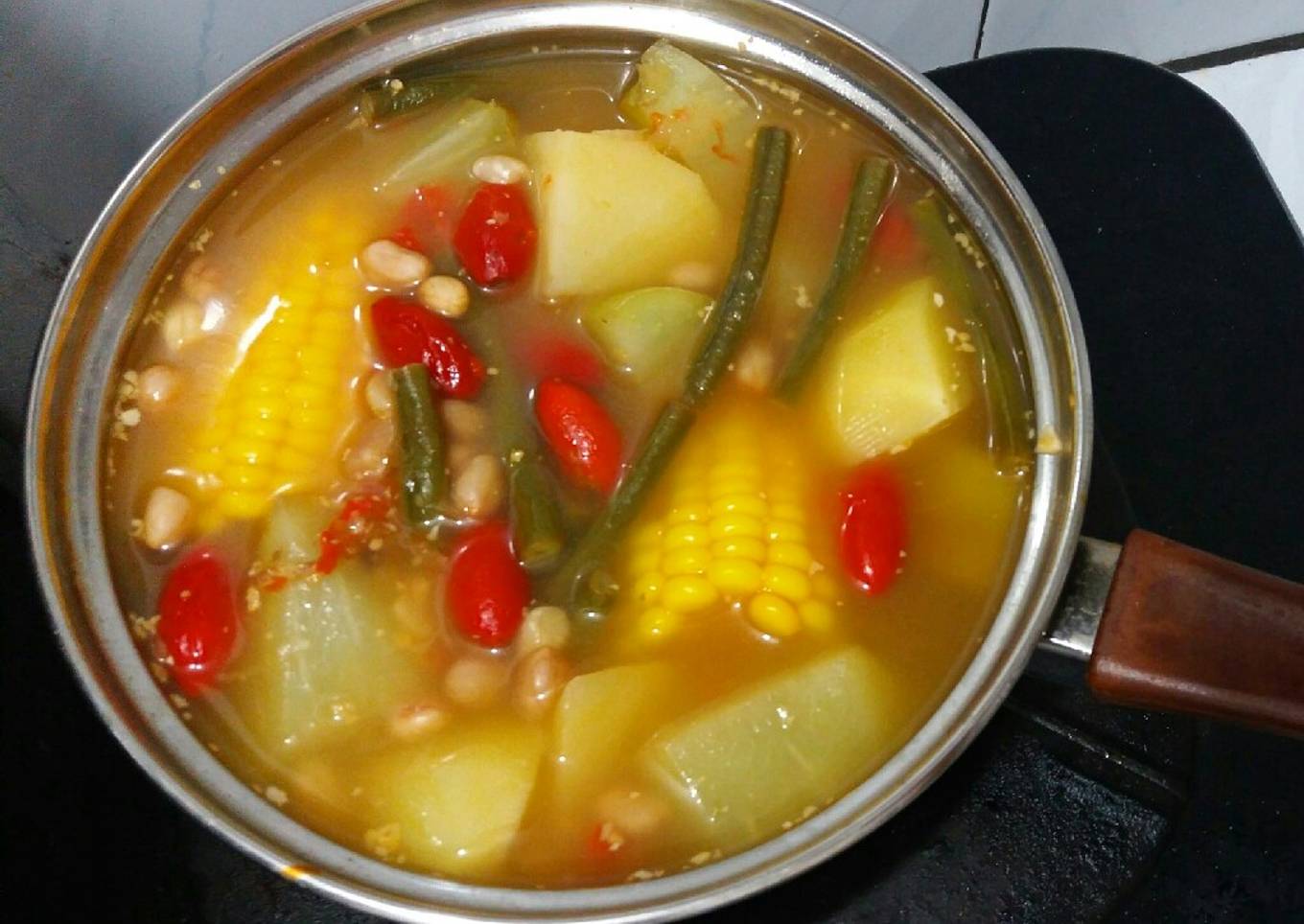 Sayur Asem + Ikan Asin Sederhana Dan Enak