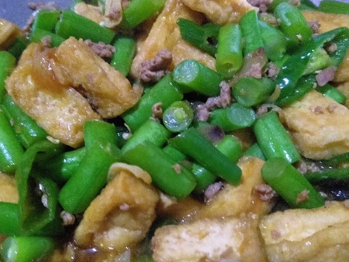 Cara Gampang Membikin Resep  Oseng oseng buncis yang Enak, Enak Banget