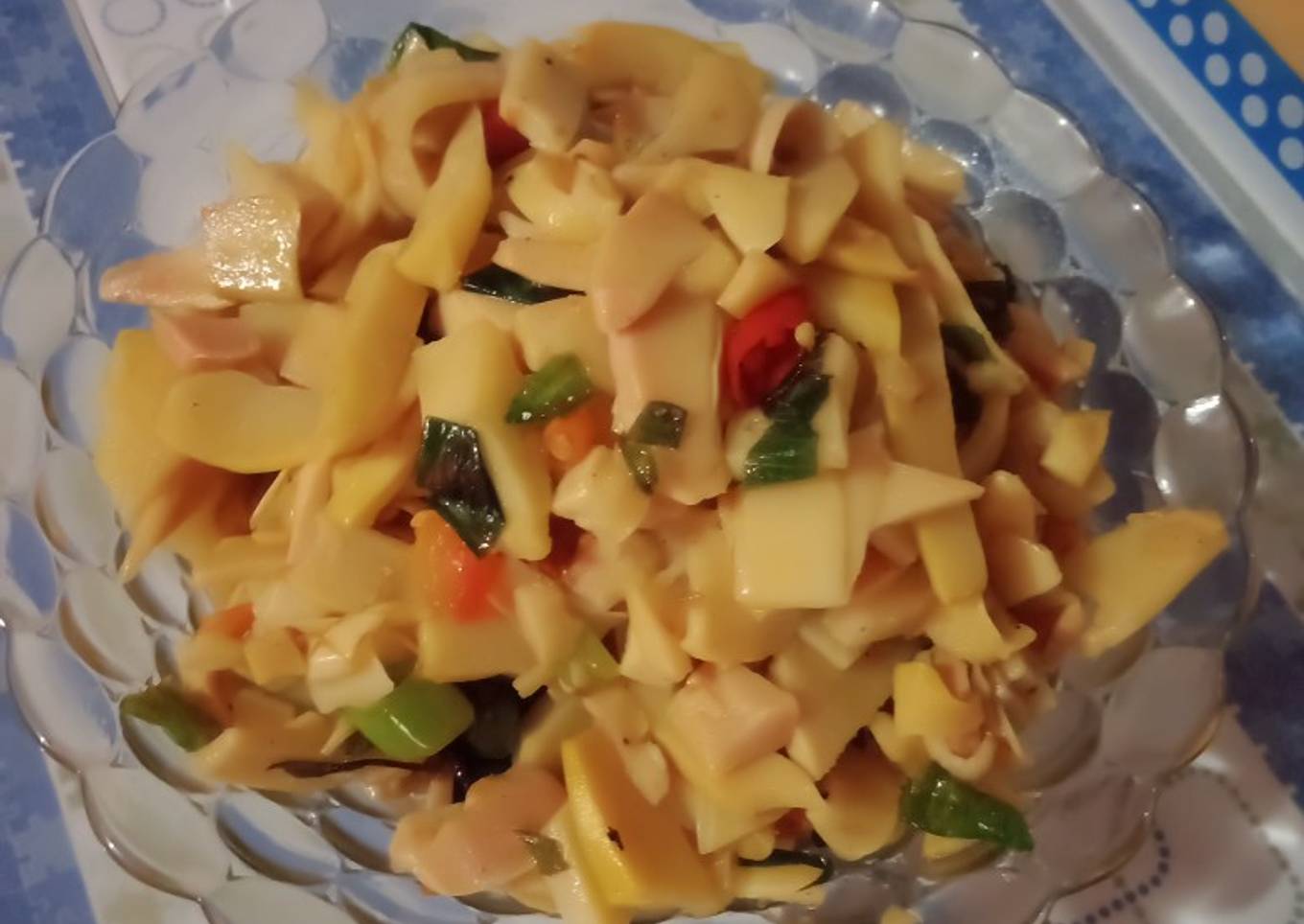 Oseng rebung pedas