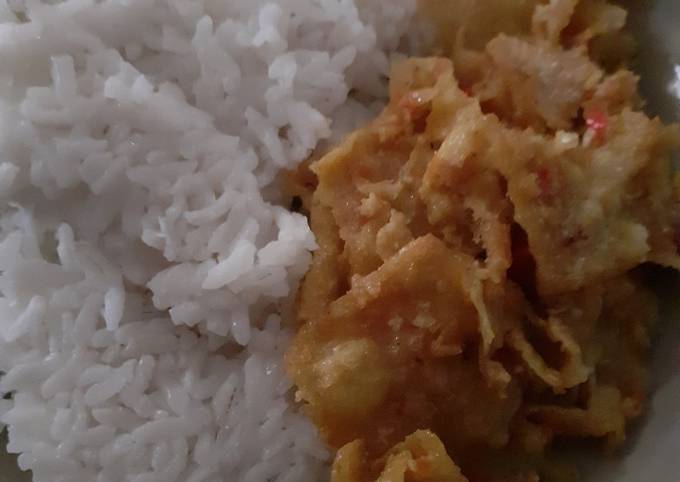 Langkah Mudah Memasak Resep Nasi with telur geprek